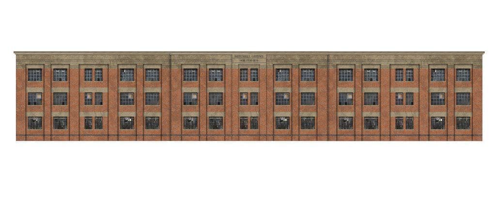 1930's Factory Backscene Elements - OO/4mm/1:76