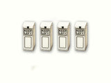 1950's Keep Left Bollards With Working LEDs (Pack Of 4) AX019-OO