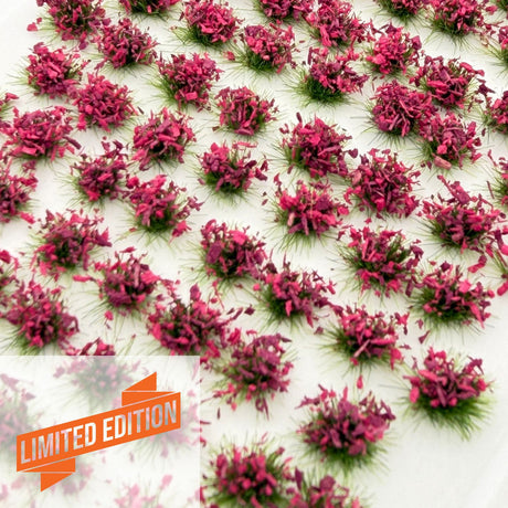 FB032 Pink & Purple Flower Tufts - Limited Edition (Pack of 190+) - OO/TT:120/O