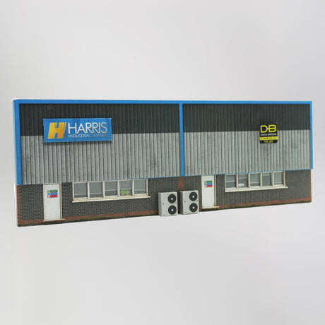 KX007-OO Ultra-Low Relief Industrial Unit Side Wall #1 - OO/4mm/1:76