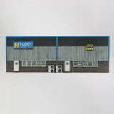 KX007-OO Ultra-Low Relief Industrial Unit Side Wall #1 - OO/4mm/1:76