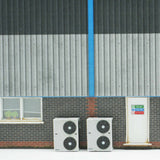 KX007-OO Ultra-Low Relief Industrial Unit Side Wall #1 - OO/4mm/1:76