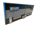 KX007-OO Low Relief Industrial Unit Side Wall #1 OO / 4mm / 1:76