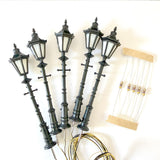 Period Style LED Street Lamps - Type 2 (Pack of 5) OO/1:76