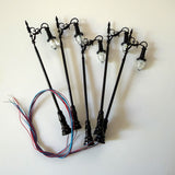 Period Style LED Street Lamps - Type 1 (Pack of 5) OO/1:76