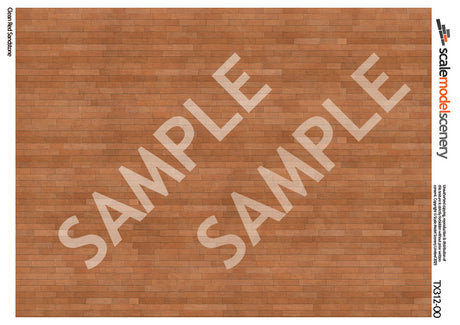 TX312-OO Clean Red Sandstone Blocks (Pack of 5) - OO/4mm/1:76
