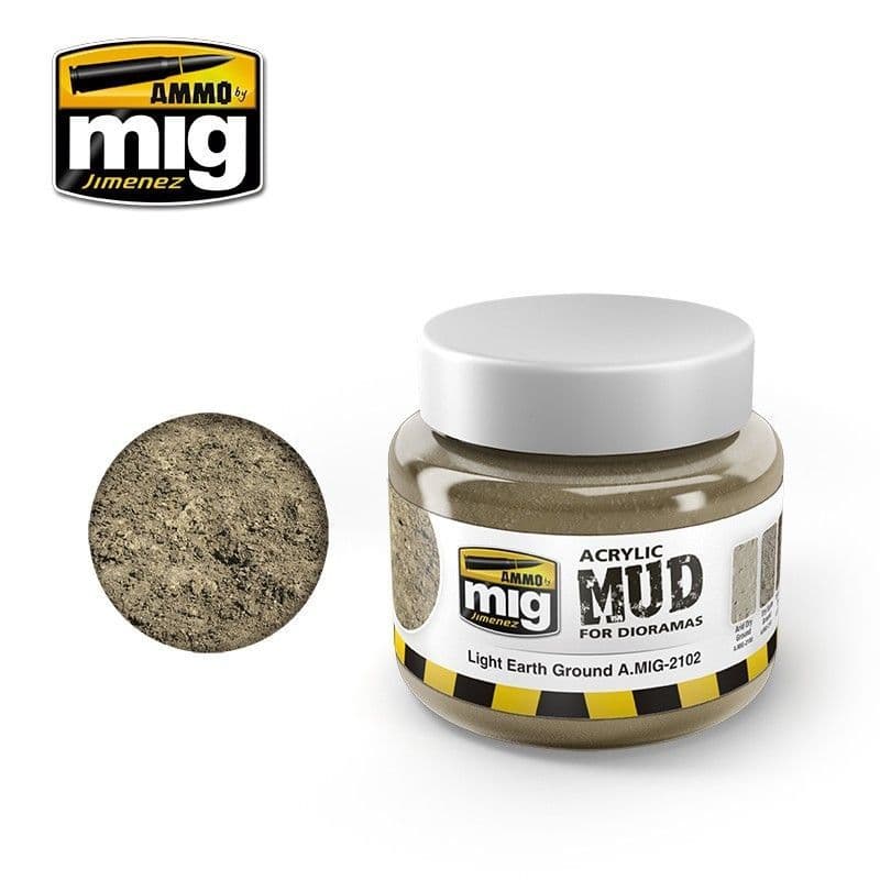 AMMO Light Earth Ground Acrylic Mud by Mig Jimenez