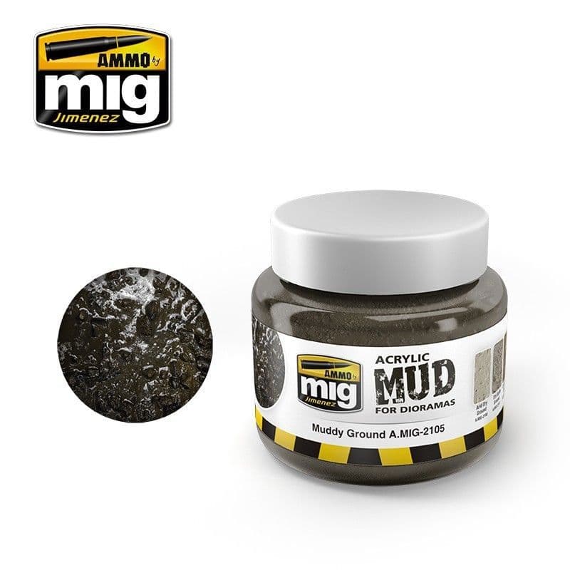 A.MIG-2105 Muddy Ground Texture Paste – Scale Model Scenery
