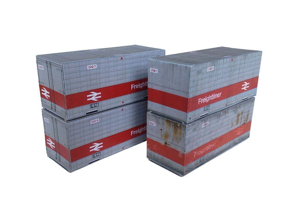 AX007-N 20ft Freightliner Containers Non-ISO N/2mm/1:148