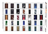 AX009-OO Traditional & Period Wooden Front Doors OO/4mm/1:76