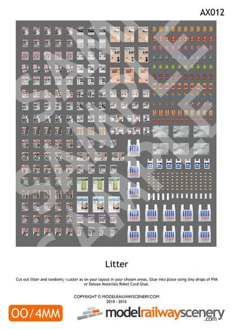 AX012-OO Litter OO/4mm/1:76