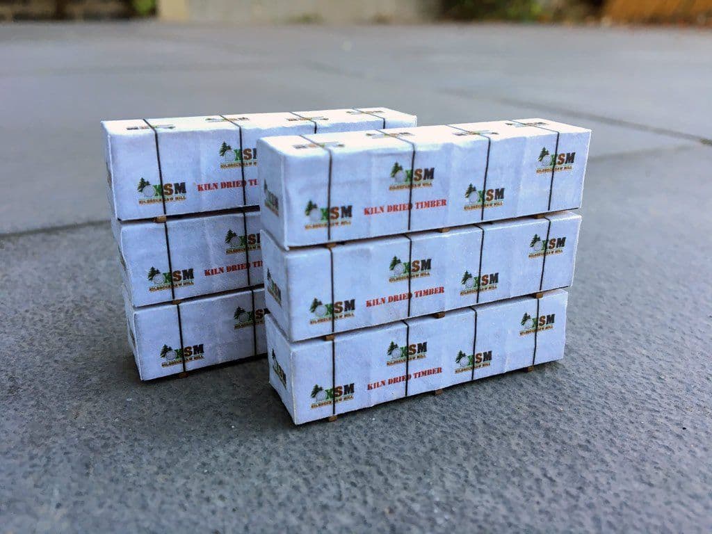AX035-OO Wrapped Timber Loads Set 1 (Pack of 6) OO/4mm/1:76