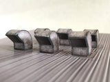 AX037-OO Gooseneck Industrial Roof Vents-(Pack of 12) OO/4mm/1:76