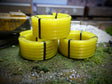 AX054-OO 3D Printed Coiled Yellow Gas Pipe Wagon/Lorry Load (Pack of 3) OO/4mm/1:76
