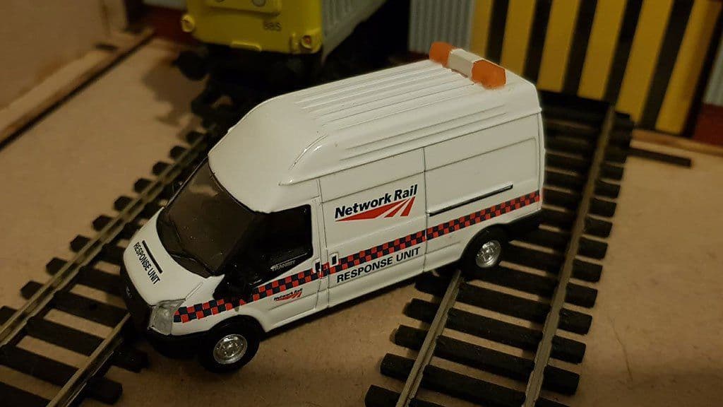AX059-OO 3D Printed Large Orange Flashing LED Roof Beacon To Fit Oxford Diecast Etc OO/4mm/1:76