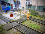 AX061-OO 3D Printed Level Crossing Anti Trespass Kit OO/4mm/1:76