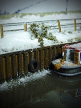 AX066-OO 3D Printed Canal/Quayside Mooring Bollards (Pack of 24) OO/4mm/1:76