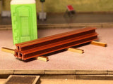 AX067-OO Red Oxide H Beam 3.5mm x 3.5mm (Pack of 5) OO/4mm/1:76