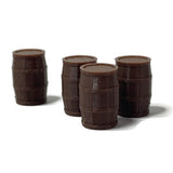 AX073-N 3D Printed Large Wooden Barrels (Pack of 20) N/2mm/1:148