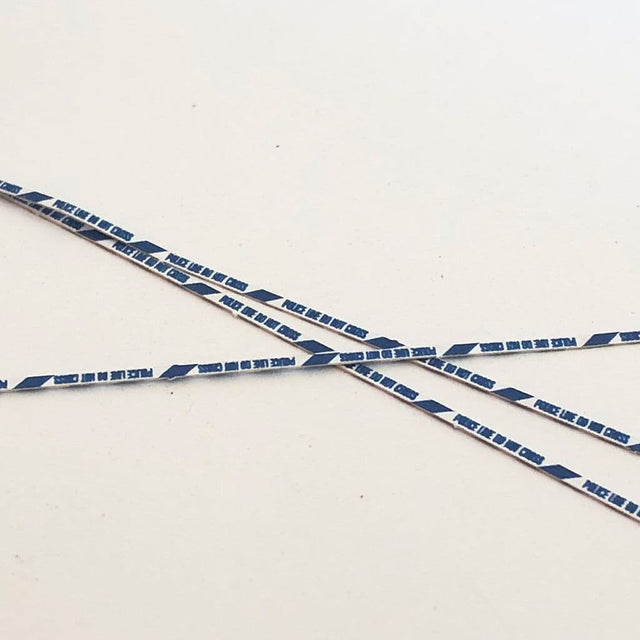 AX081-OO Police Line Do Not Cross Warning Tape (Pack of 60) OO/4mm/1:76