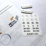 AX087-OO Station Platform Help Points (Pack of 8) - OO / 4mm / 1:76
