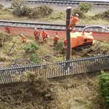 AX099-O Orange Barrier Fencing O/7mm/1:43