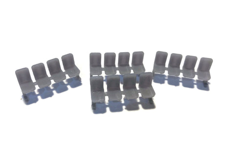 AX104-OO Modern Waiting Room / Platform Seating (Pack of 4) - OO/4mm/1:76