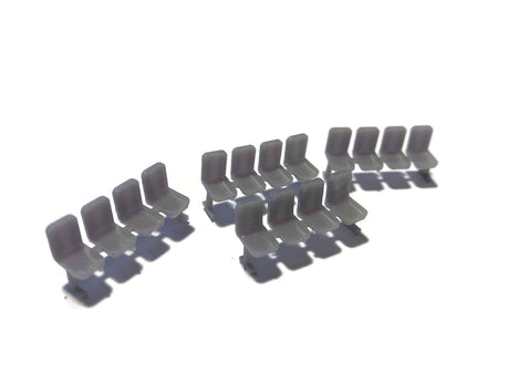 AX104-OO Modern Waiting Room / Platform Seating (Pack of 4) - OO/4mm/1:76