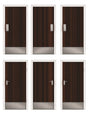 AX109-OO Interior Office / Workshop Doors - Wood (9 Pairs) OO/4mm/1:76