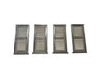 AX120-OO 3D Printed Single Louvre Doors (Pack of 4) OO/4mm/1:76