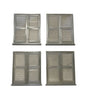 AX121-OO 3D Printed Double Louvre Doors (Pack of 4) OO/4mm/1:76