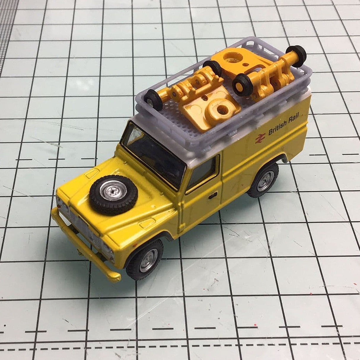 AX150-OO Roof Racks To Fit Oxford Diecast Land Rovers & Transits etc (Pack of 2) OO/4mm/1:76