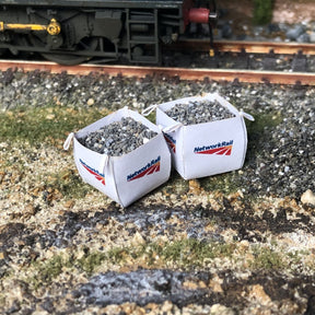 AX173-OO Network Rail Bulk Bags / Tonne Bags (Pack of 10) - OO/4mm/1:76