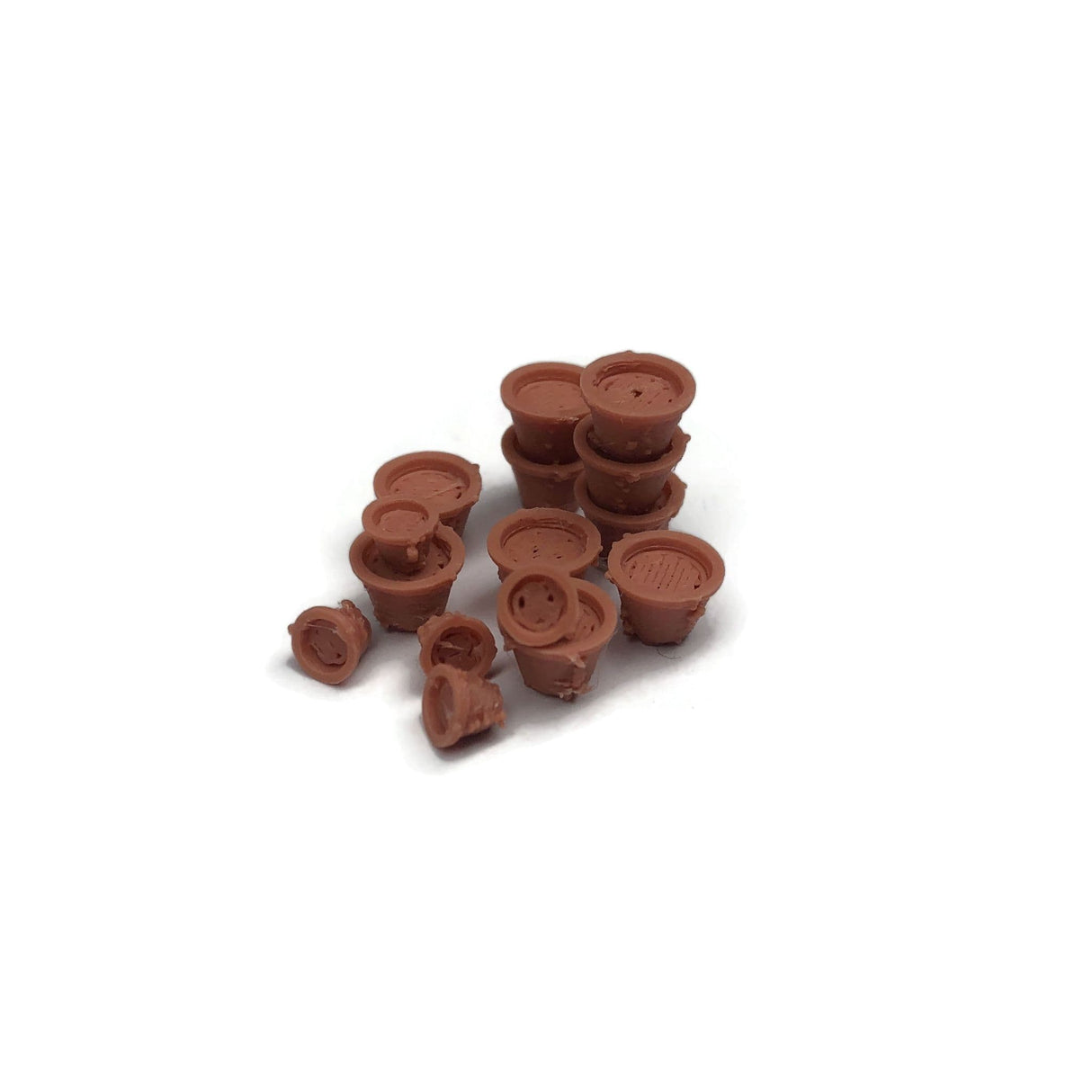 AX178-OO Terracotta Plant Pots (10 large & 5 small per pack) - OO/4mm/1:76