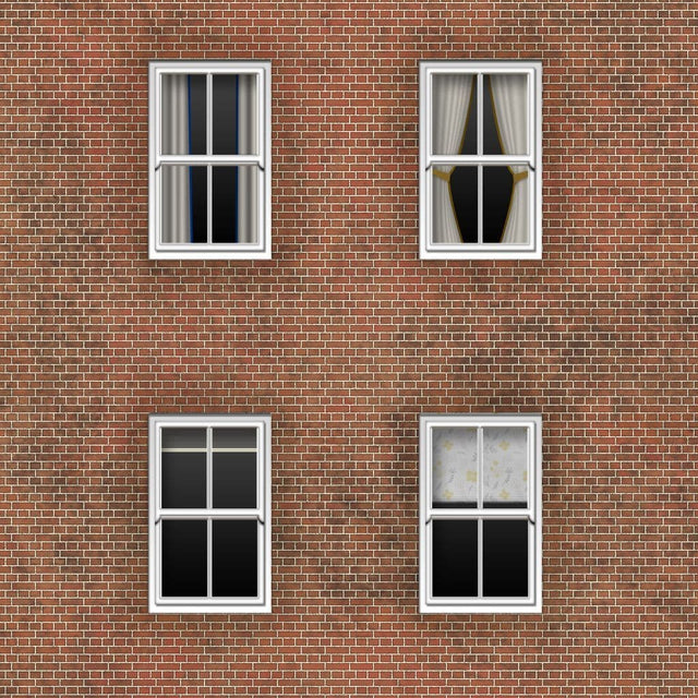 AX186-OO Curtains & Blinds - OO/4mm/1:76