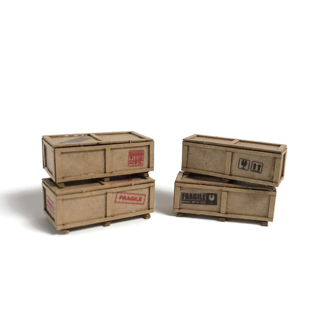 AX196-OO Large Modern Shipping Crates (Pack of 4) - OO/4mm/1:76