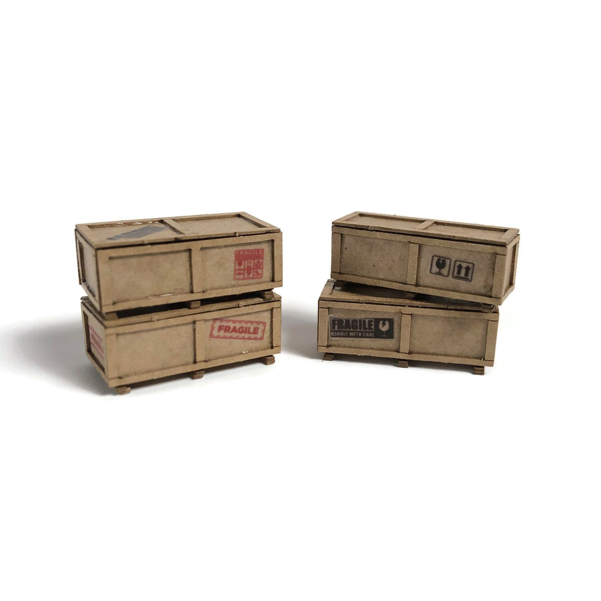 AX196-OO Large Modern Shipping Crates (Pack of 4) - OO/4mm/1:76