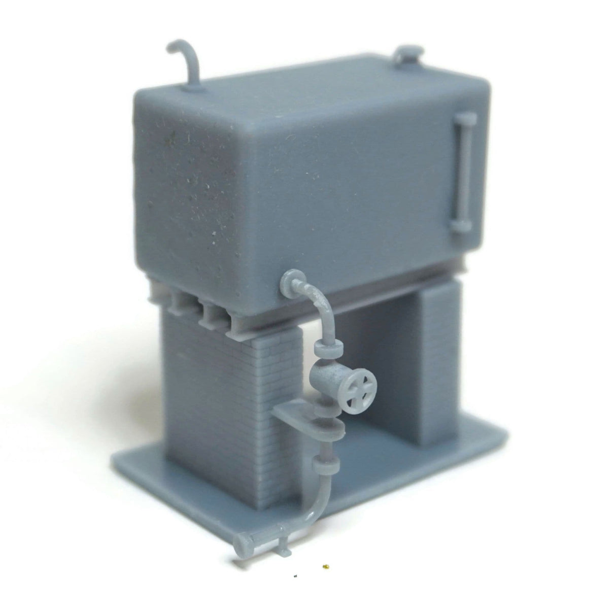 AX197-OO Oil / Fuel Tank On Brick Pillars - OO/4mm/1:76