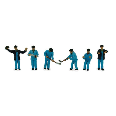 Bachmann 36-047 Steam Locomotive Crew  (Pack of 6) - HO/OO