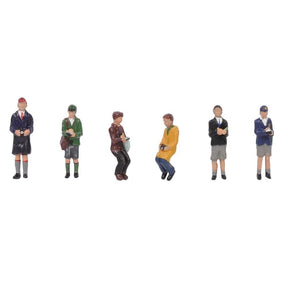 Bachmann 36-401 Train Spotter Figures  (Pack of 6) - HO/OO