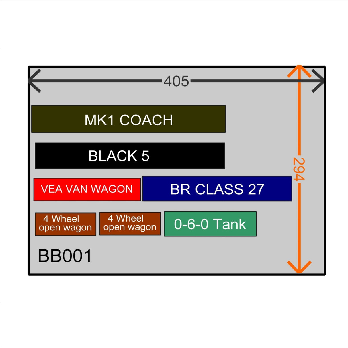 BB001 Diorama Baseboard Large