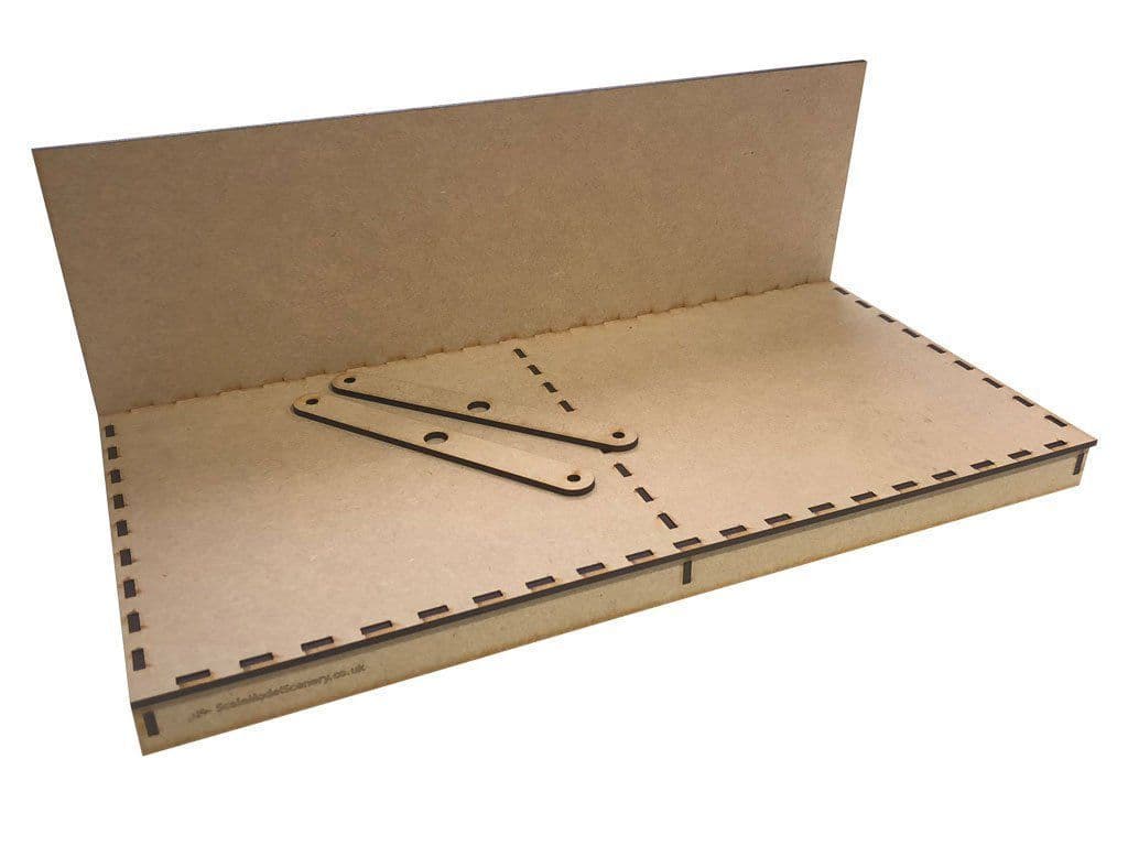 BB009 Diorama Baseboard 400x200mm With Backscene Board