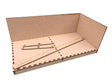 BB012 Diorama Baseboard 400x200mm Corner Board