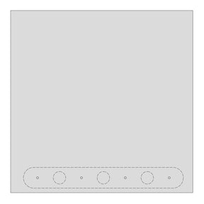BB030-E Modular Baseboard Small Backscene Board