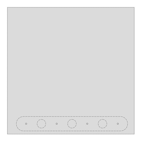 BB030-E Modular Baseboard Small Backscene Board