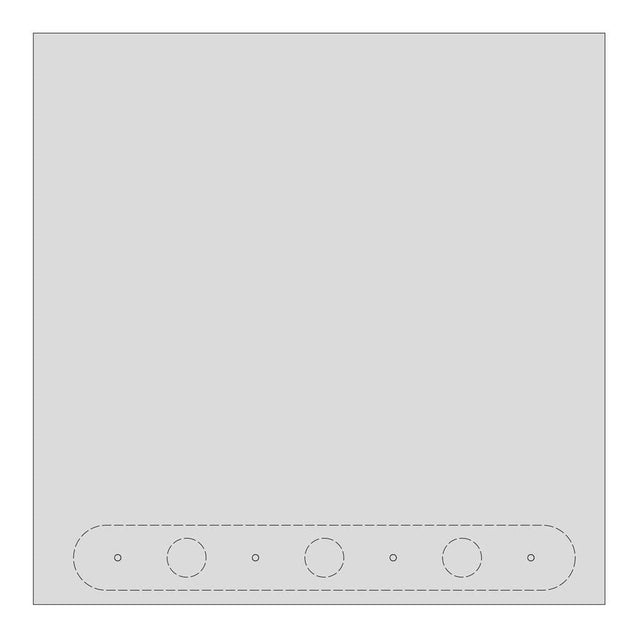 BB030-E Modular Baseboard Small Backscene Board