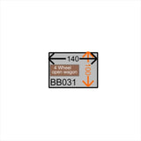 BB031 Micro Diorama Baseboard 140x97mm With Backscene Board