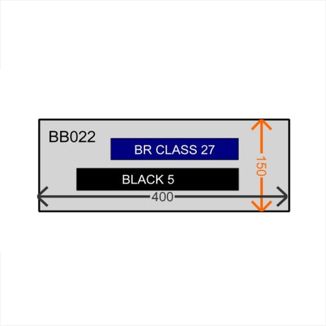 BB039 Twin Track Photo Plank/Fiddle Yard For BB017, BB021 & BB029