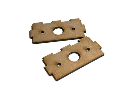 BB041 Single Track Photo Plank / Fiddle Yard For BB017, BB21, BB029 (400mm x 100mm)