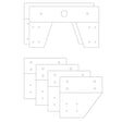 BB054 Leg Brackets For BB017 / 21 / 29